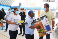 MPP entrega otras 33 mochilas de desinfección a Juvecos del sector noroeste de Piura