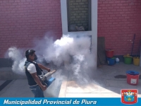 Gerencia de Medio Ambiente fumiga colegios para prevenir contagio de dengue