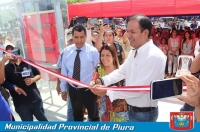 Alcalde Juan José Díaz Dios inaugura mercado Plaza del Mar