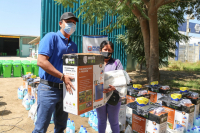 Entregan 51 mochilas de desinfección a comedores populares de Piura, Castilla y Veintiséis de Octubre