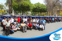 Alcalde Juan José Díaz Dios entrega motofurgonetas a 21 centros poblados