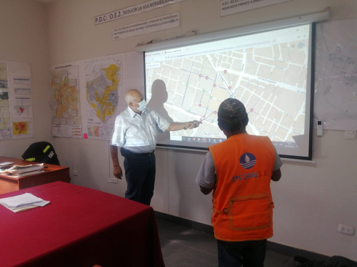 Reunión de coordinación de instalación de Hidrantes – EPS GRAU