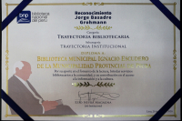 El alcalde de Piura saluda que la biblioteca municipal Ignacio Escudero haya logrado el reconocimiento “Jorge Basasdre Grohmann”