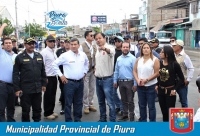 Ministerio del Interior y alcalde de Piura inspeccionan Mercado de Piura