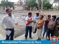 Alcalde de Piura coordina limpieza de drenes y reforzamiento de puentes