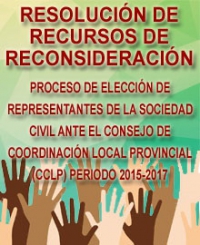 Resolución de Recursos de Reconsideración - CCL