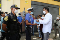 Autoridades resaltan labor de fuerzas armadas por estado de emergencia y toque de queda en Piura