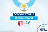 Oferta laboral de Universidad César Vallejo -Piura
